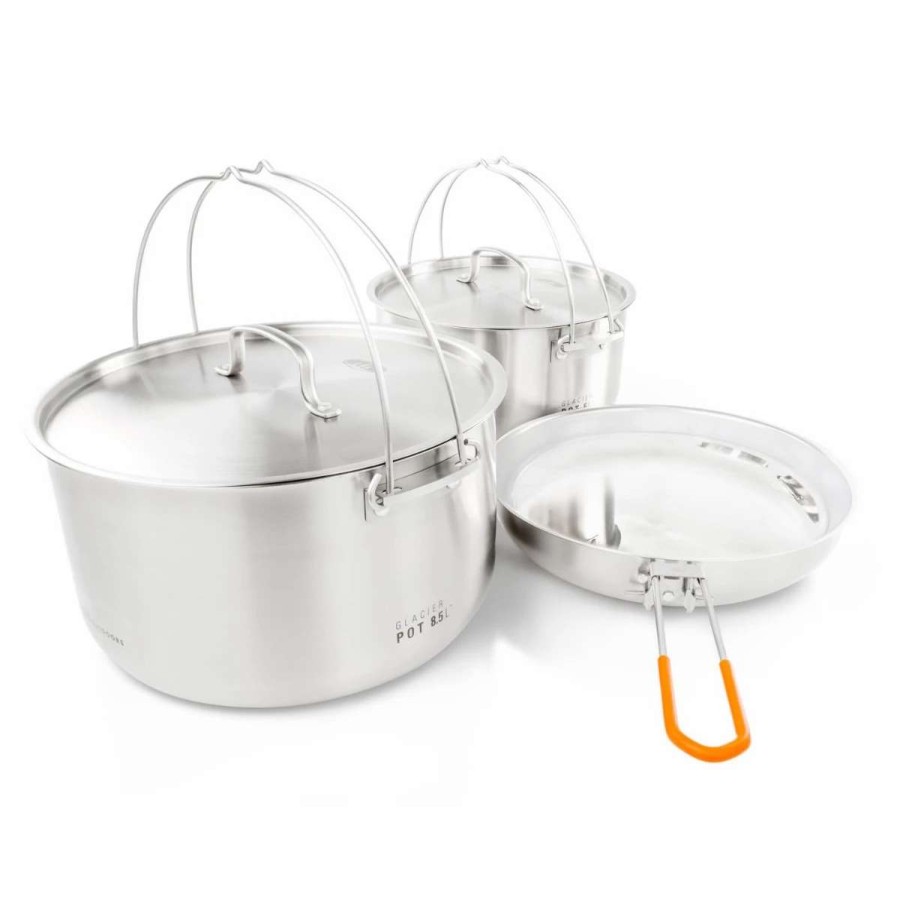 Camp And Hike * | Best Pirce Gsi Outdoors Glacier Stainless Troop Cookset